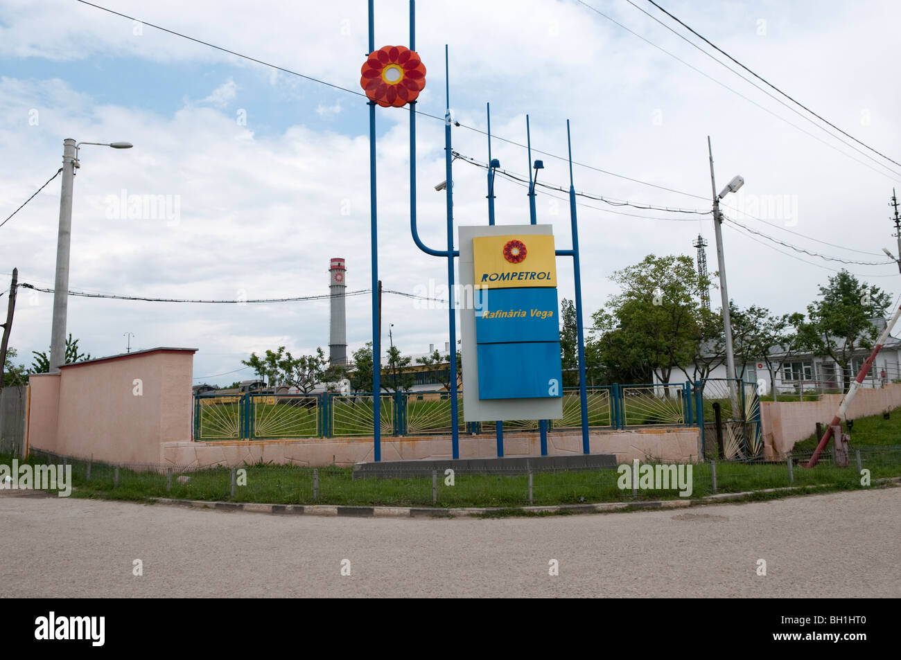 Rompetrol Oil Refinery Rafinaria Vega in Ploiesti Romania Eastern Europe Stock Photo