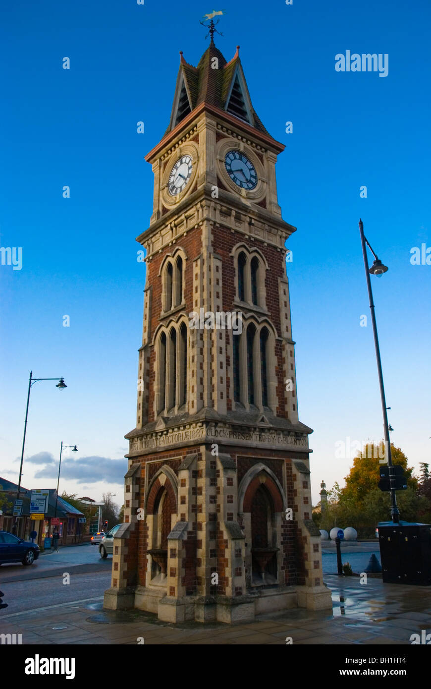 Clock tower high street hi-res stock photography and images - Alamy