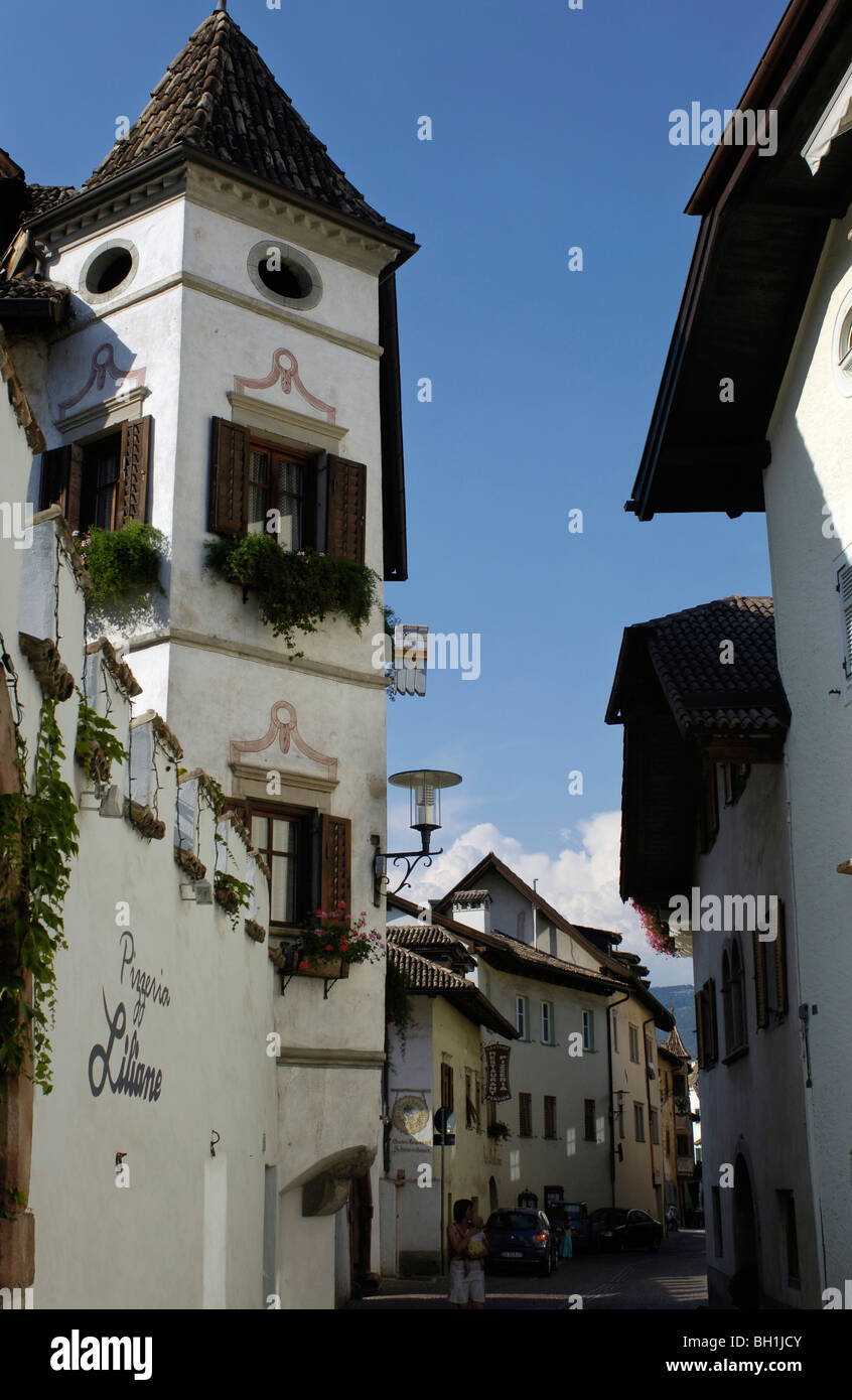 Village, St. Pauls fraction, Eppan an der Weinstrasse, South Tyrol, Italy Stock Photo