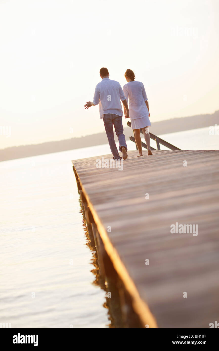 Walking the jetty hi-res stock photography and images - Alamy