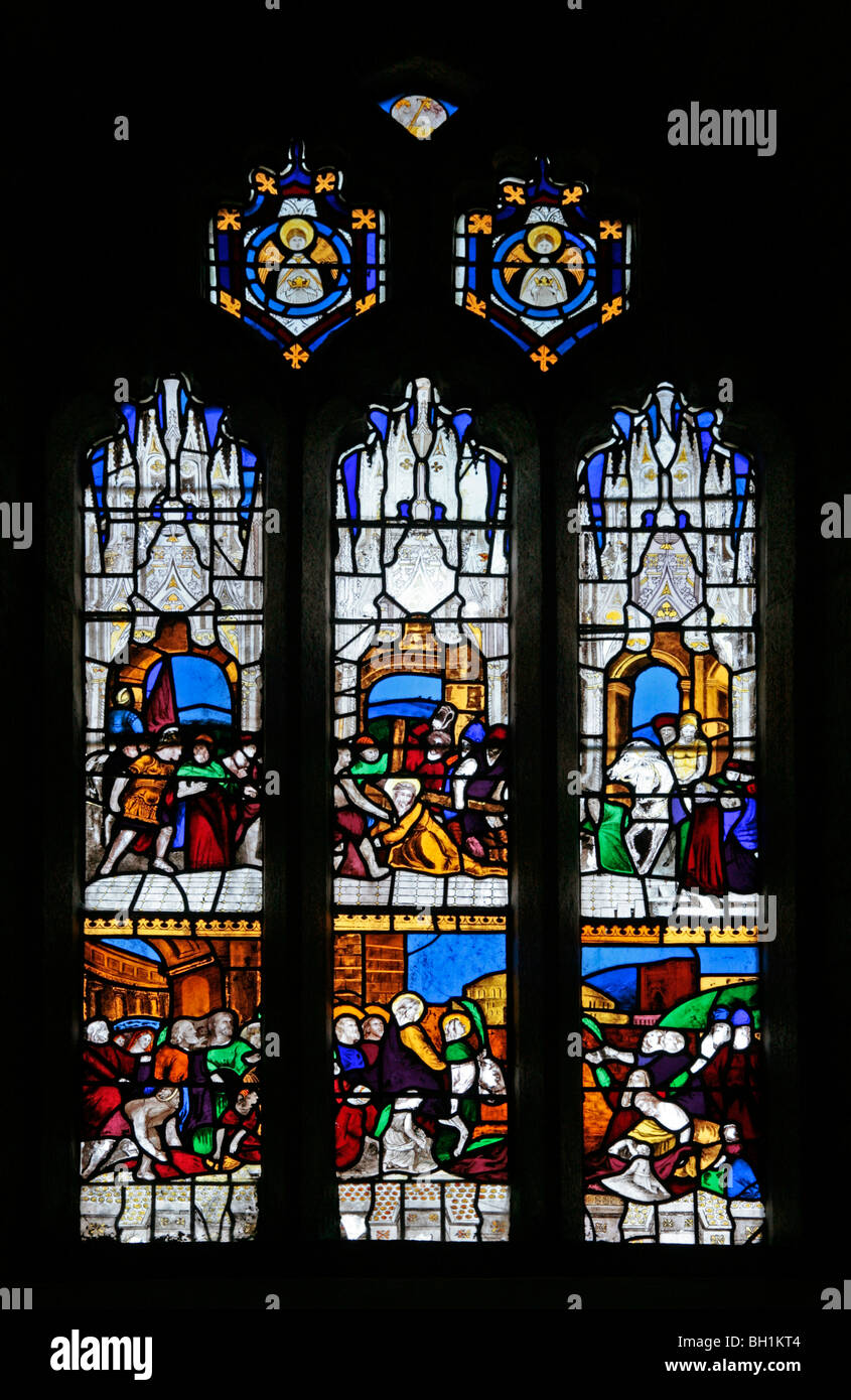 Stations of the cross stained glass hires stock photography and images