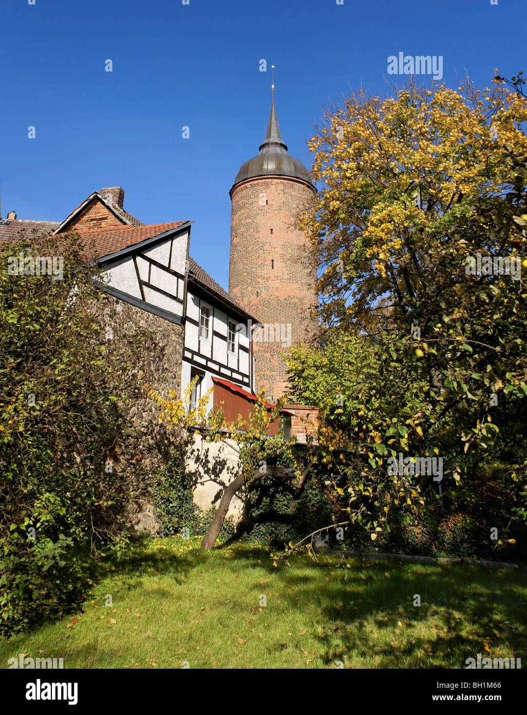 Red Tower, Luckau, Land Brandenburg, Germany Stock Photo Alamy