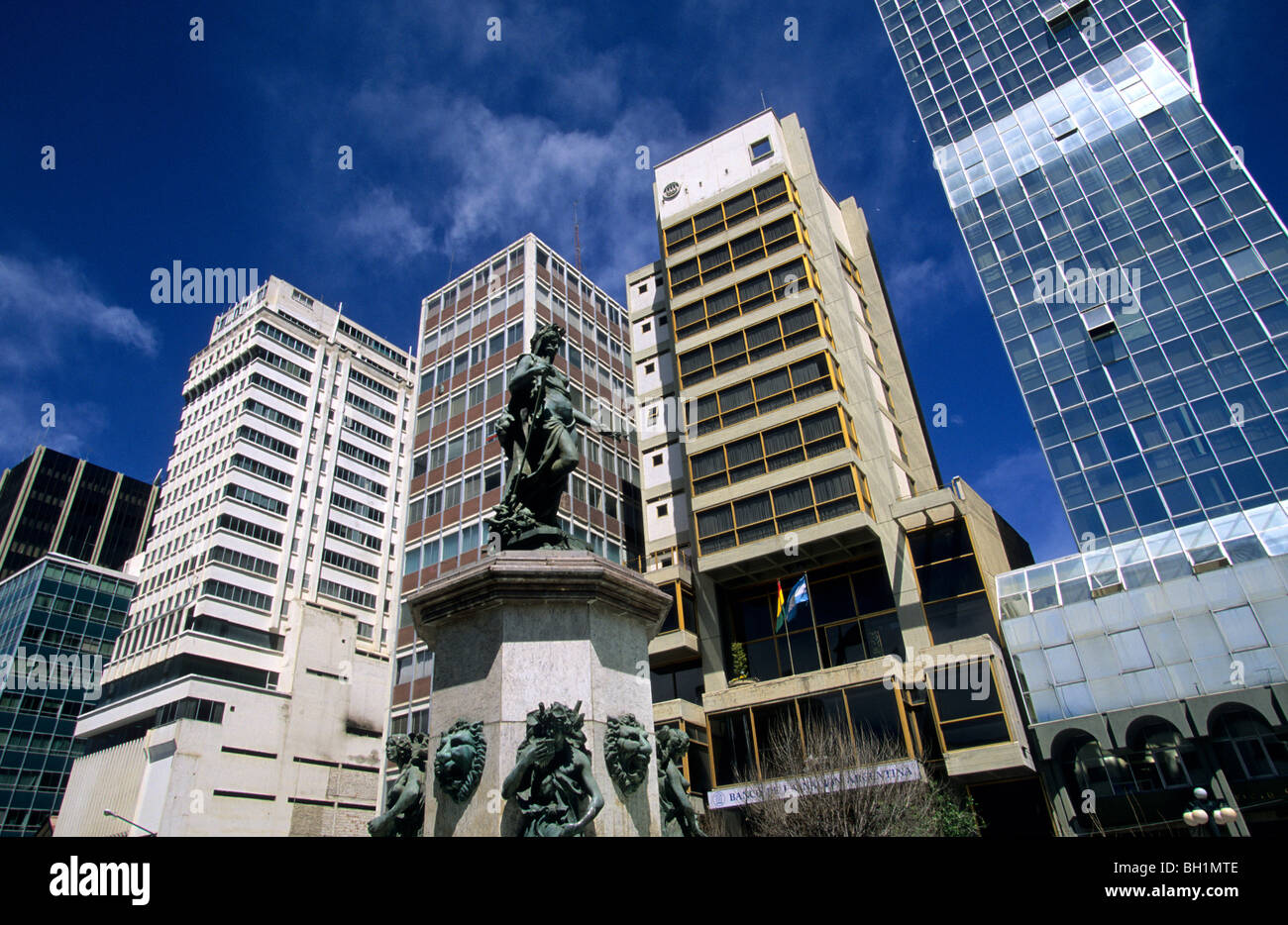 Paseo del Prado. La Paz. Bolivia Stock Photo Alamy