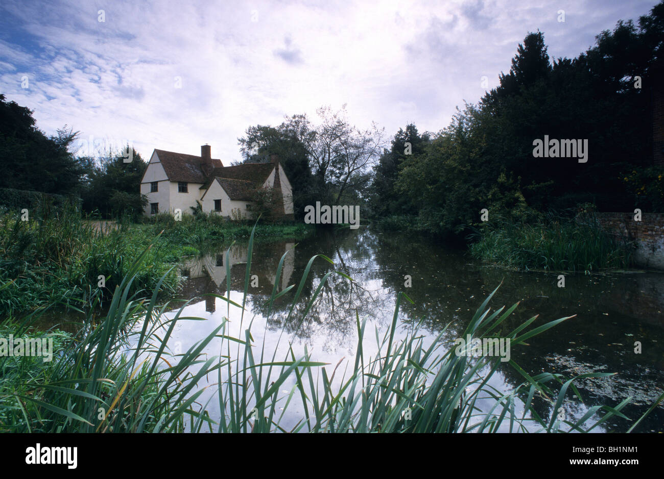 Europe, England, Essex, East Bergholt, Willy Lott's Cottage, Constable Country Stock Photo