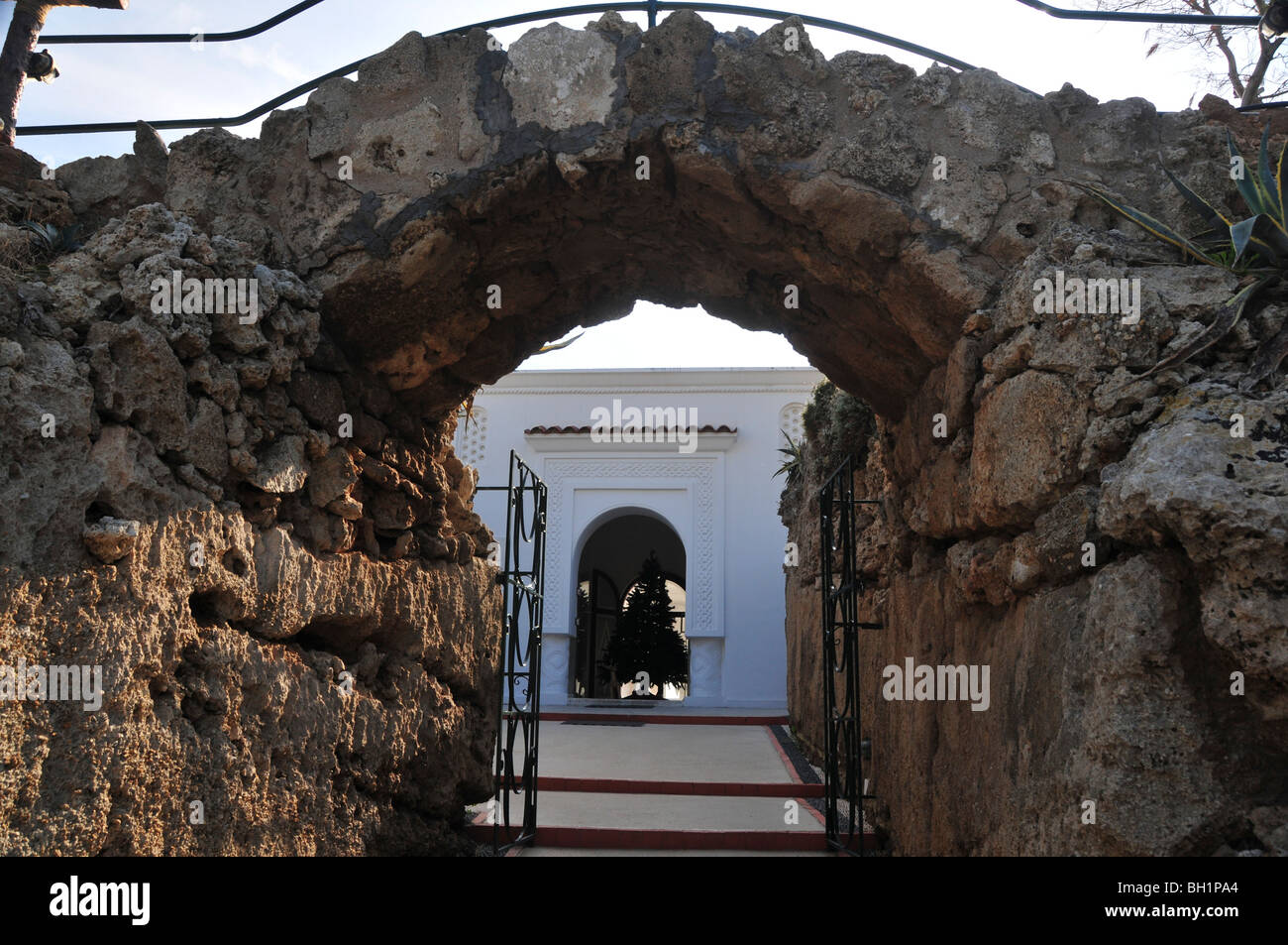 Greece, Rhodes, Kalithea, the hot springs and thermal SPA Stock Photo ...