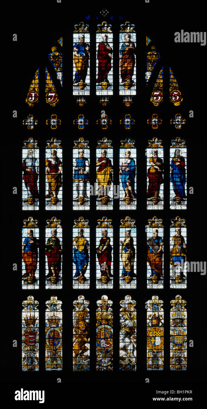 West window by Joshua Price 1735 Westminster Abbey Stock Photo