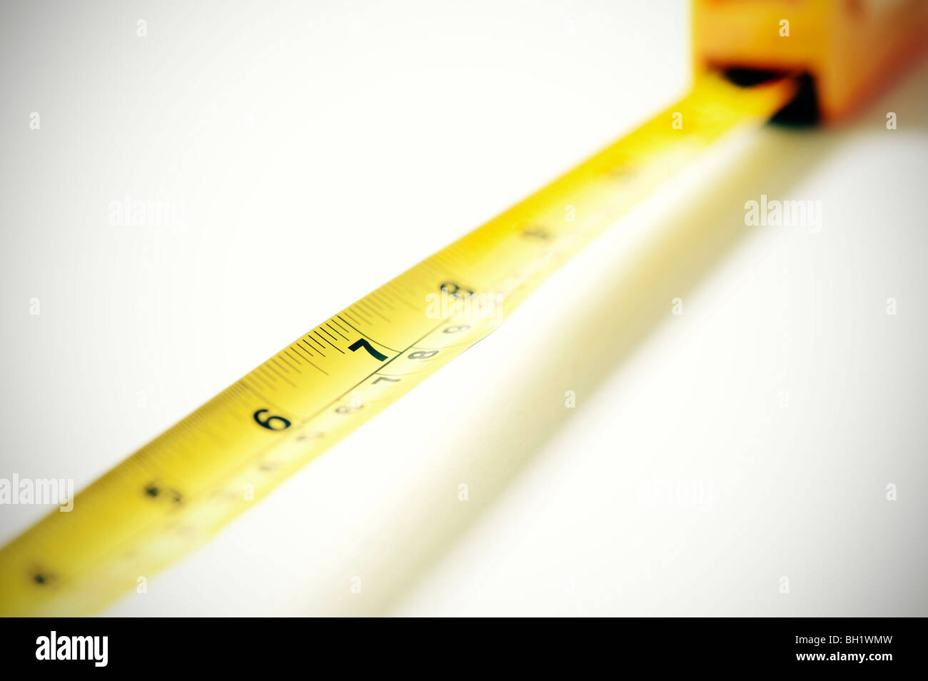 Tape Measure extended Stock Photo Alamy