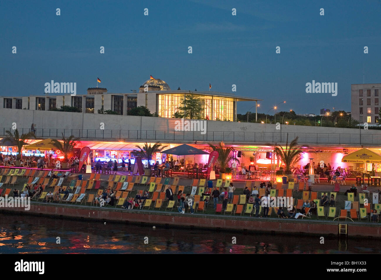 Bar at river Spree in the evening, Berlin, Germany Stock Photo Alamy Bar at river Spree in the evening, Berlin, Germany Stock Photo Alamy