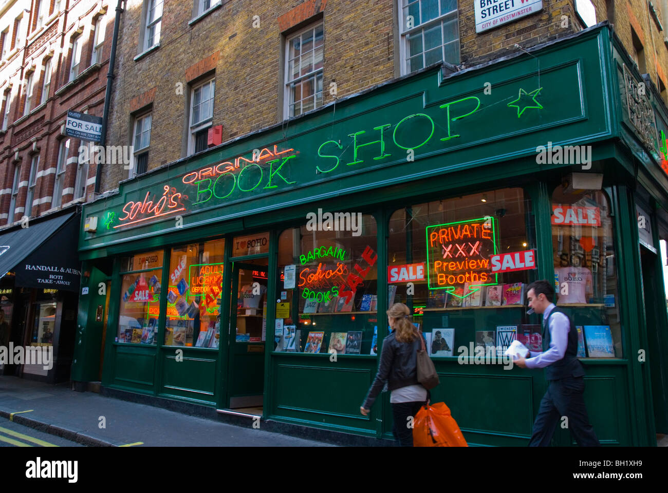Bargain books original Brewer street Soho central London