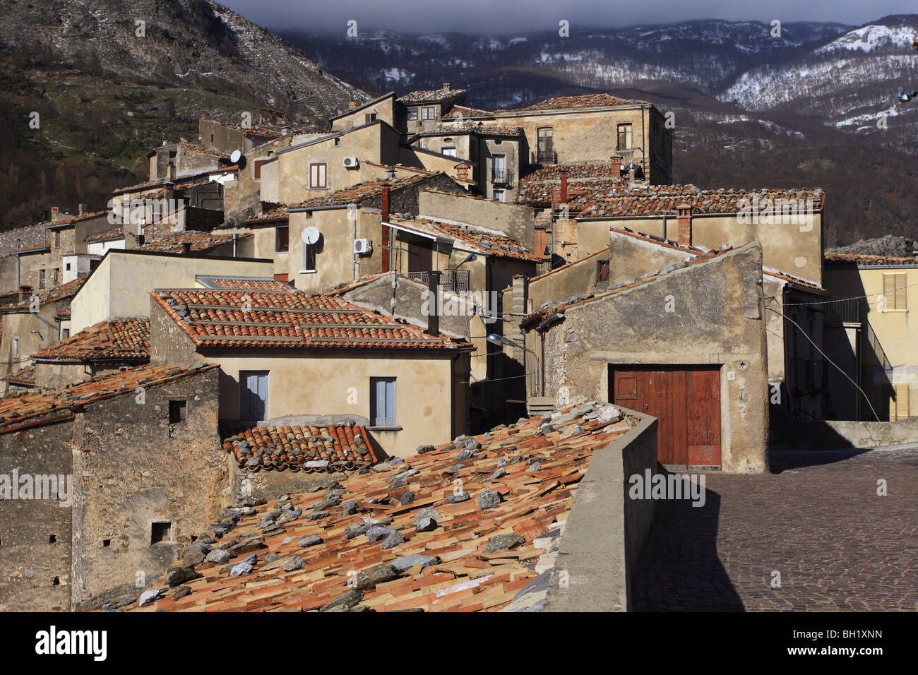 san donato di ninea, italy, traditional town Stock Photo Alamy