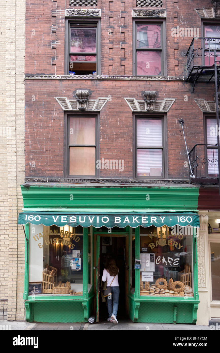 Vesuvio Bakery in Soho, New York City, USA Stock Photo Alamy