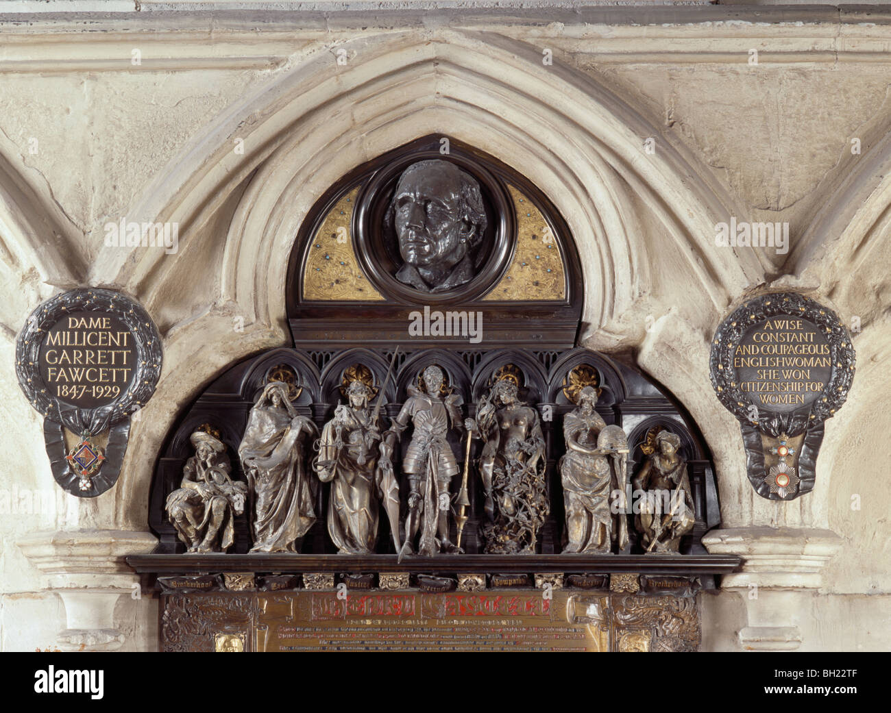 Fawcett Memorial Westminster Abbey Stock Photo Alamy