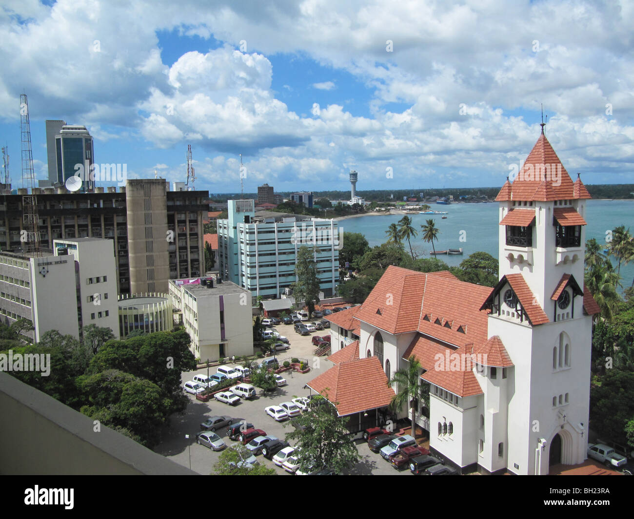 Dar es Salaam City and Harbour Tanzania East Africa Stock Photo