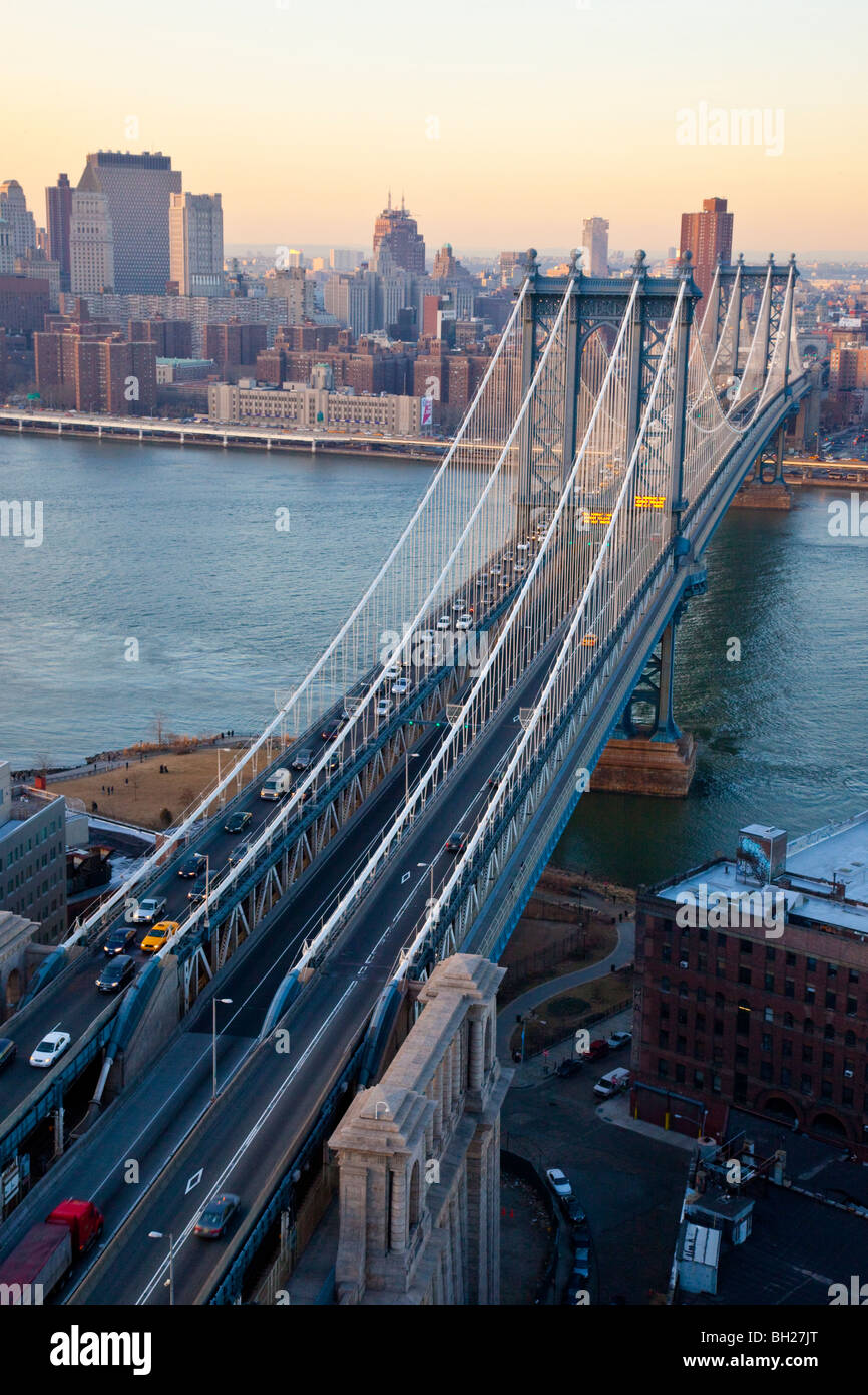 Manhattan Bridge, New York City Stock Photo