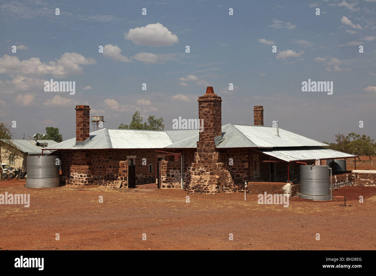 Barrow Creek Telegraph Station Northern Territory NT Australia Stock