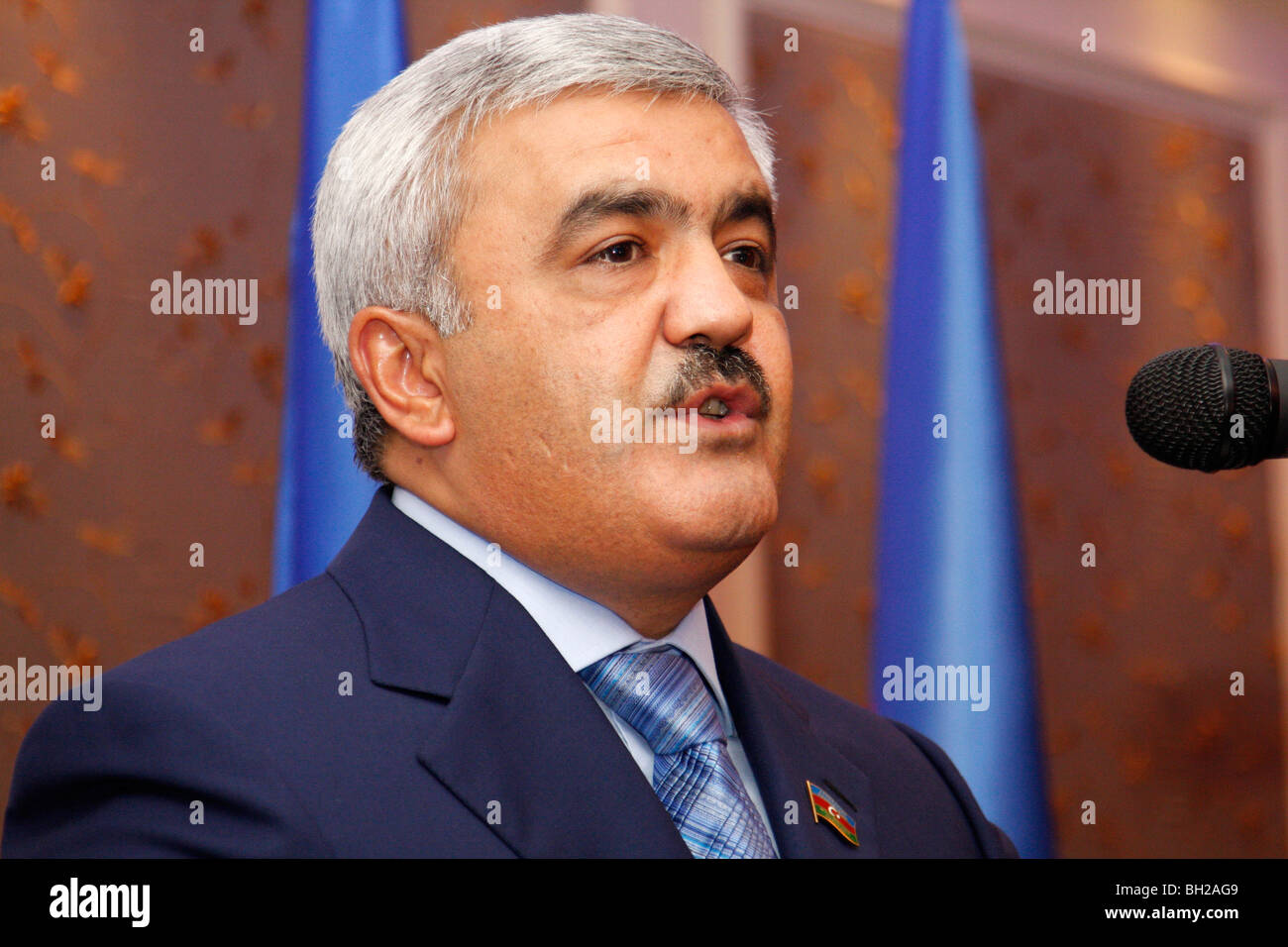 President of State Oil Company of Azerbaijan Republic (SOCAR) Rovnag Abdullayev Stock Photo