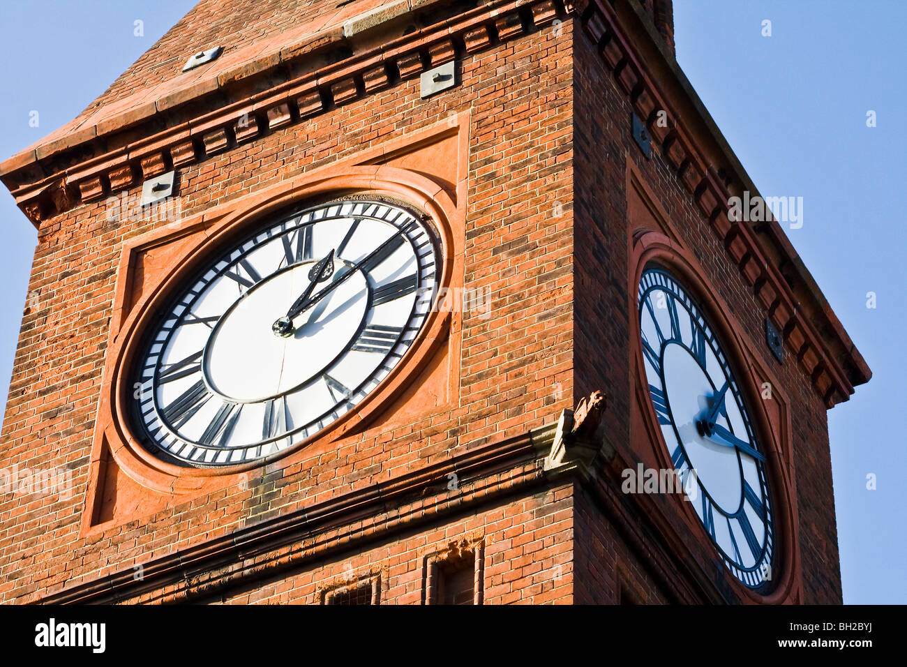 Clock Tower in Brighton Town Centre, Sussex Stock Photo Alamy