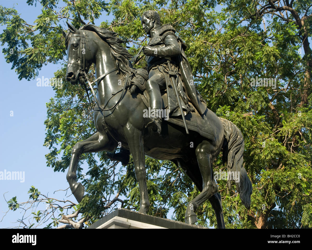 Ecuador. Guayaquil city. Monument to Simon Bolivar. Stock Photo