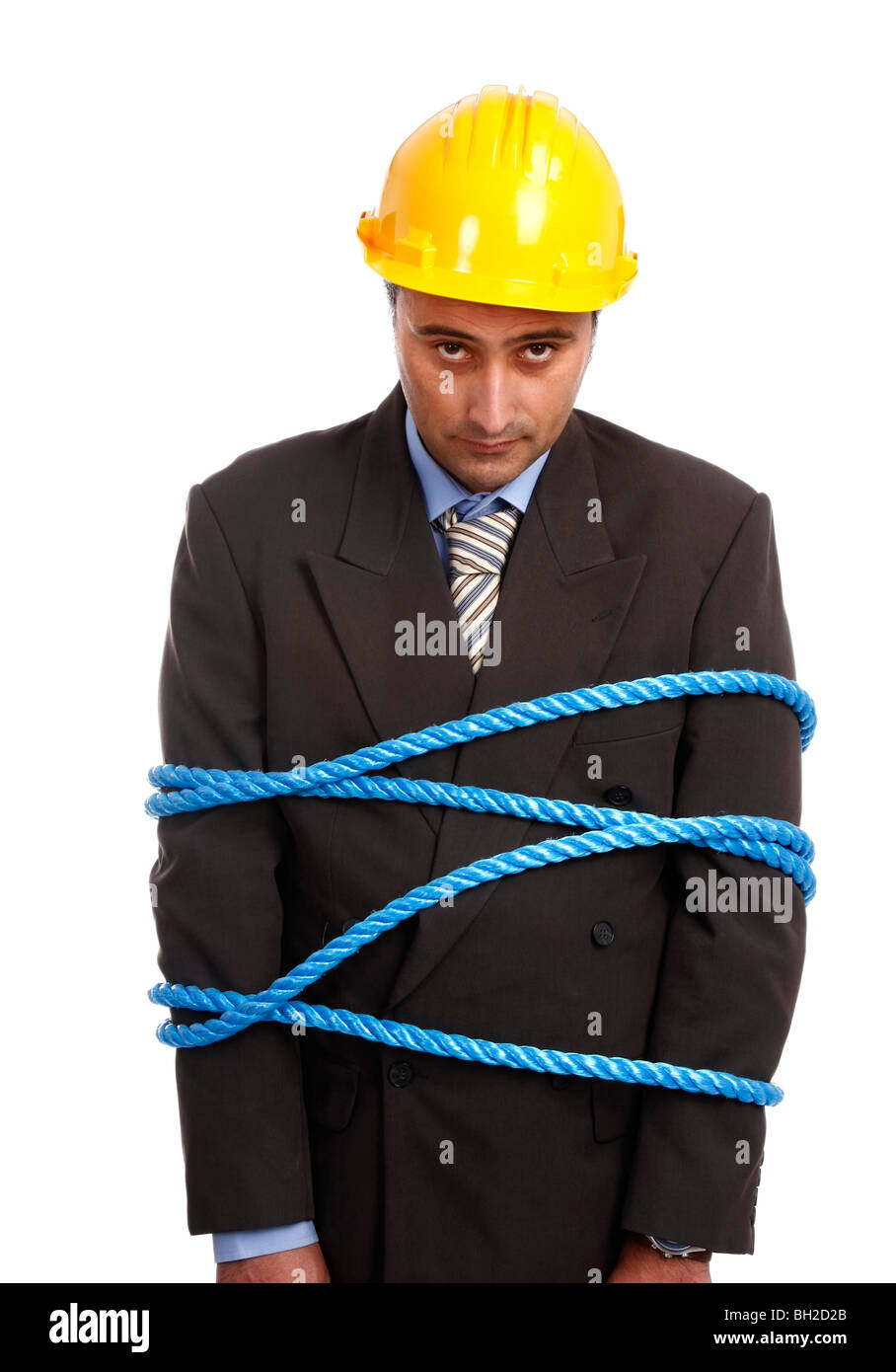 Portrait male hard hat dramatic hires stock photography and images Alamy