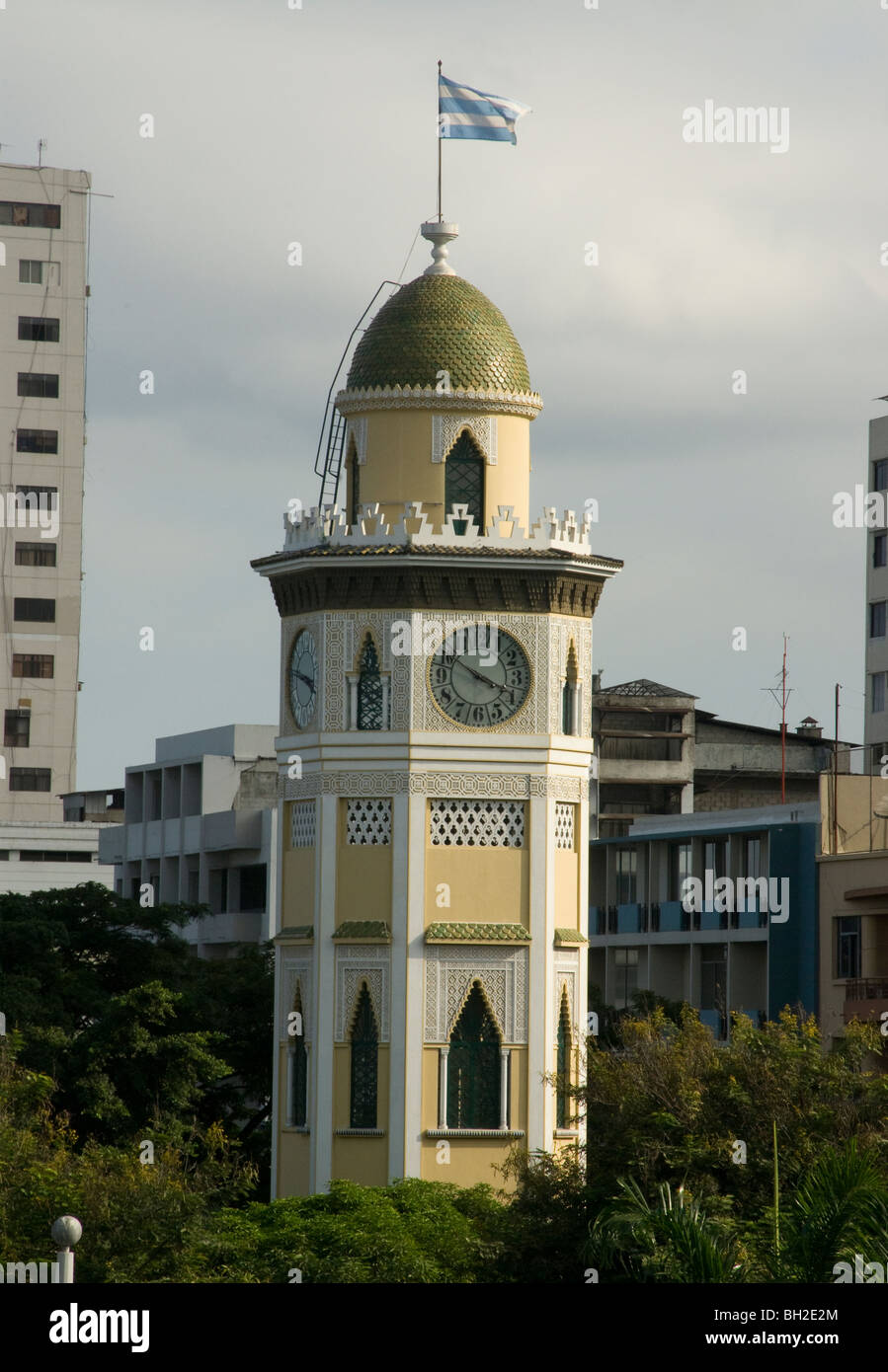 Ecuador. Guayaquil city. Moorish Clock Tower Stock Photo Alamy