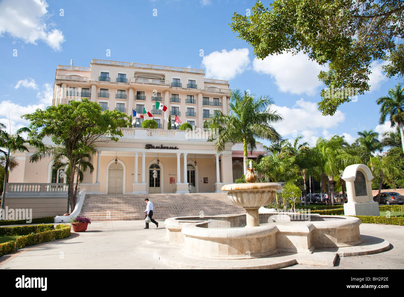 Sanborns Hotel Along Paseo Montejo Merida Yucatan Mexico - 