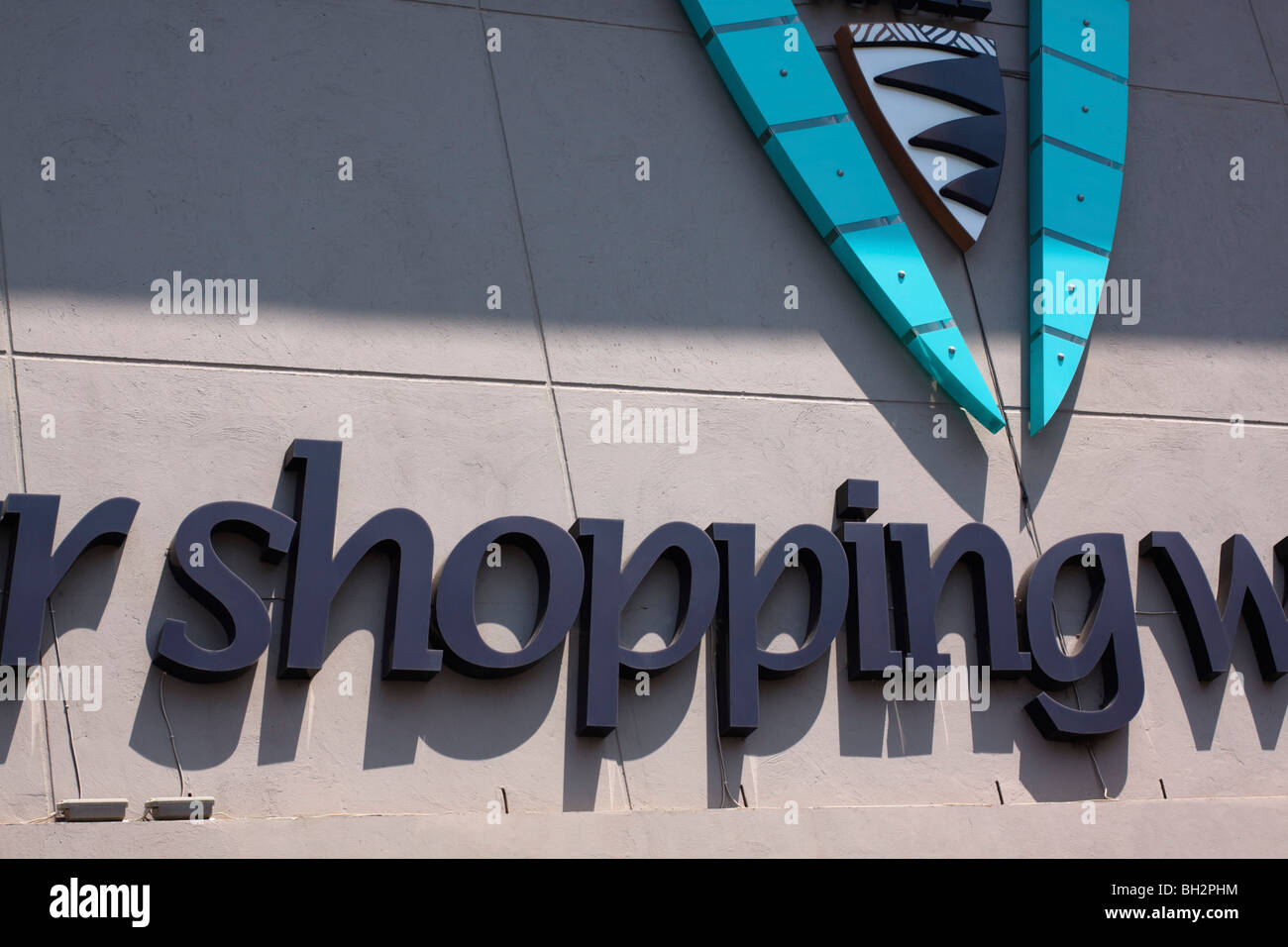 Advertising signage for shopping mall. Pietermaritzburg, Kwazulu Natal