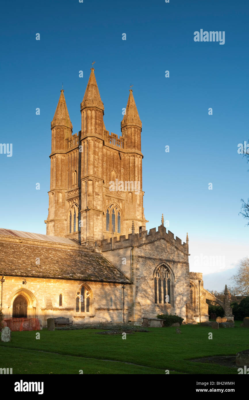 St Sampson's Church in the centre of Cricklade in Wiltshire, Uk Stock
