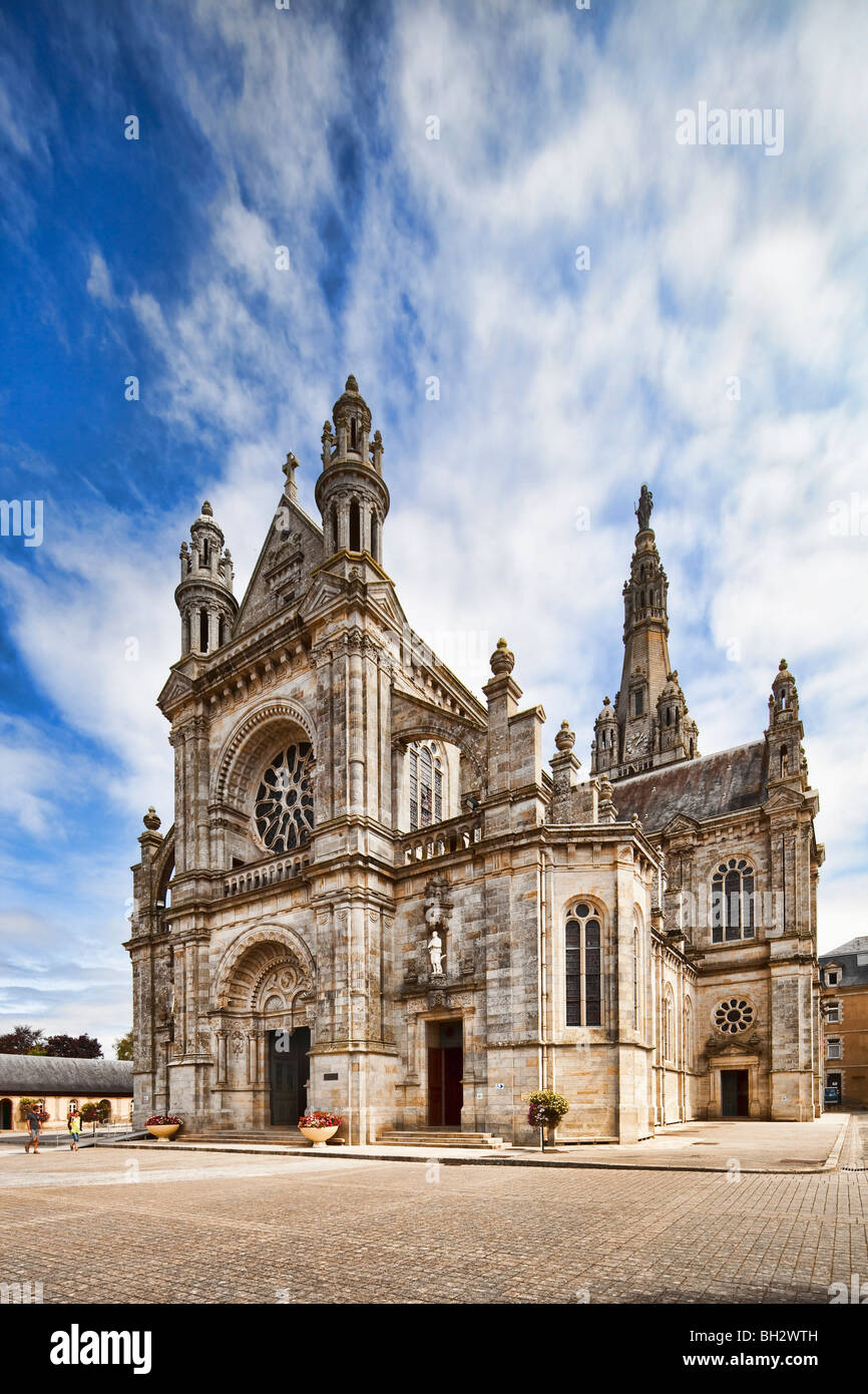 Basilica of Sainte Anne d'Auray, departement of Morbihan, Brittany, France Stock Photo