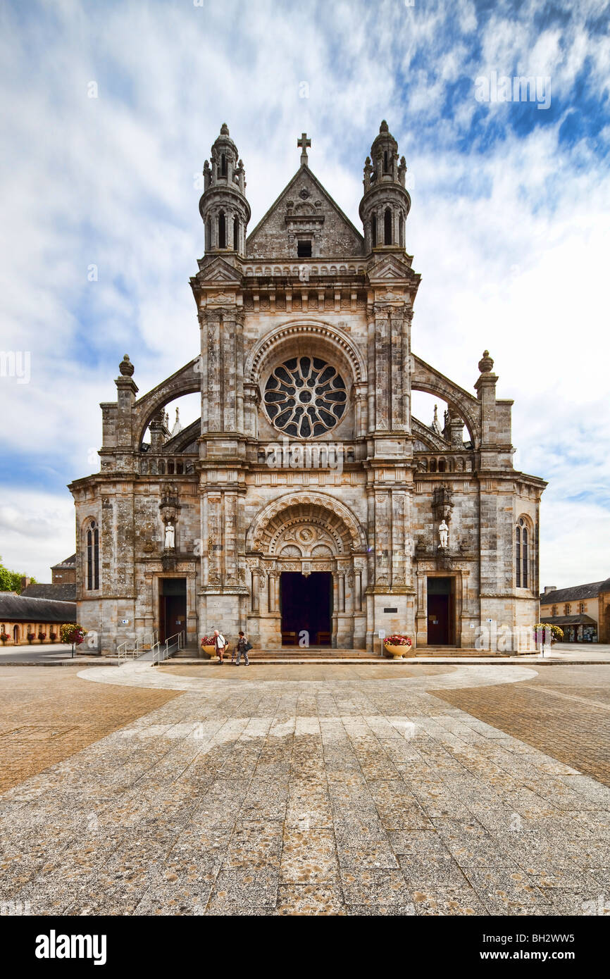Basilica of Sainte Anne d'Auray, departement of Morbihan, Brittany, France Stock Photo