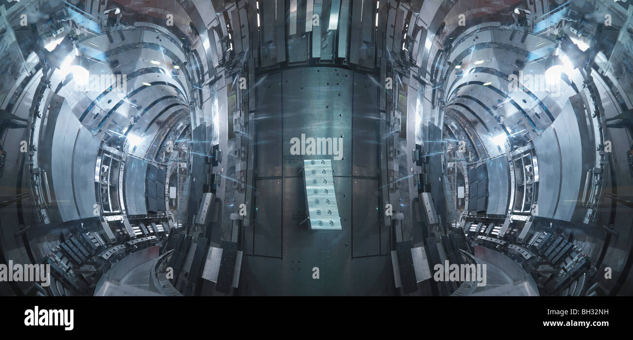 Inside A Fusion Reactor Stock Photo