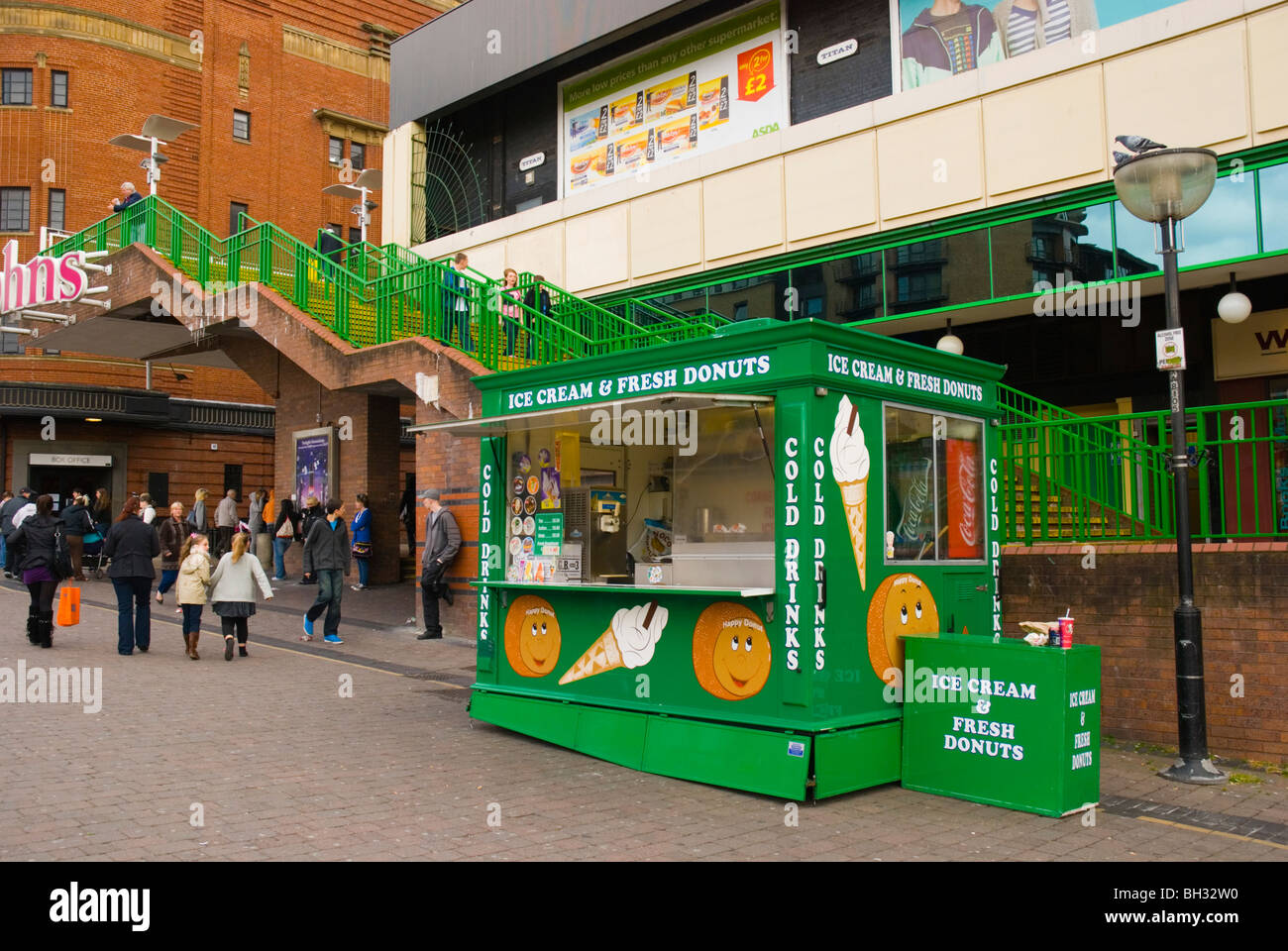 St Johns shopping centre exterior Liverpool England UK Europe Stock