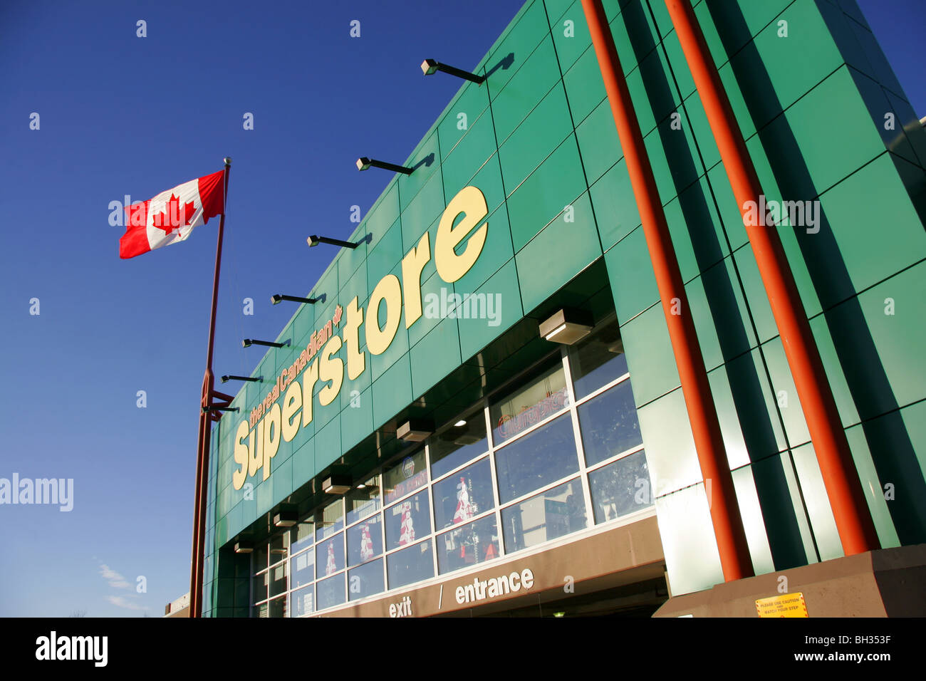 The Real Canadian Superstore entrance, Delta, British Columbia, Canada Stock Photo