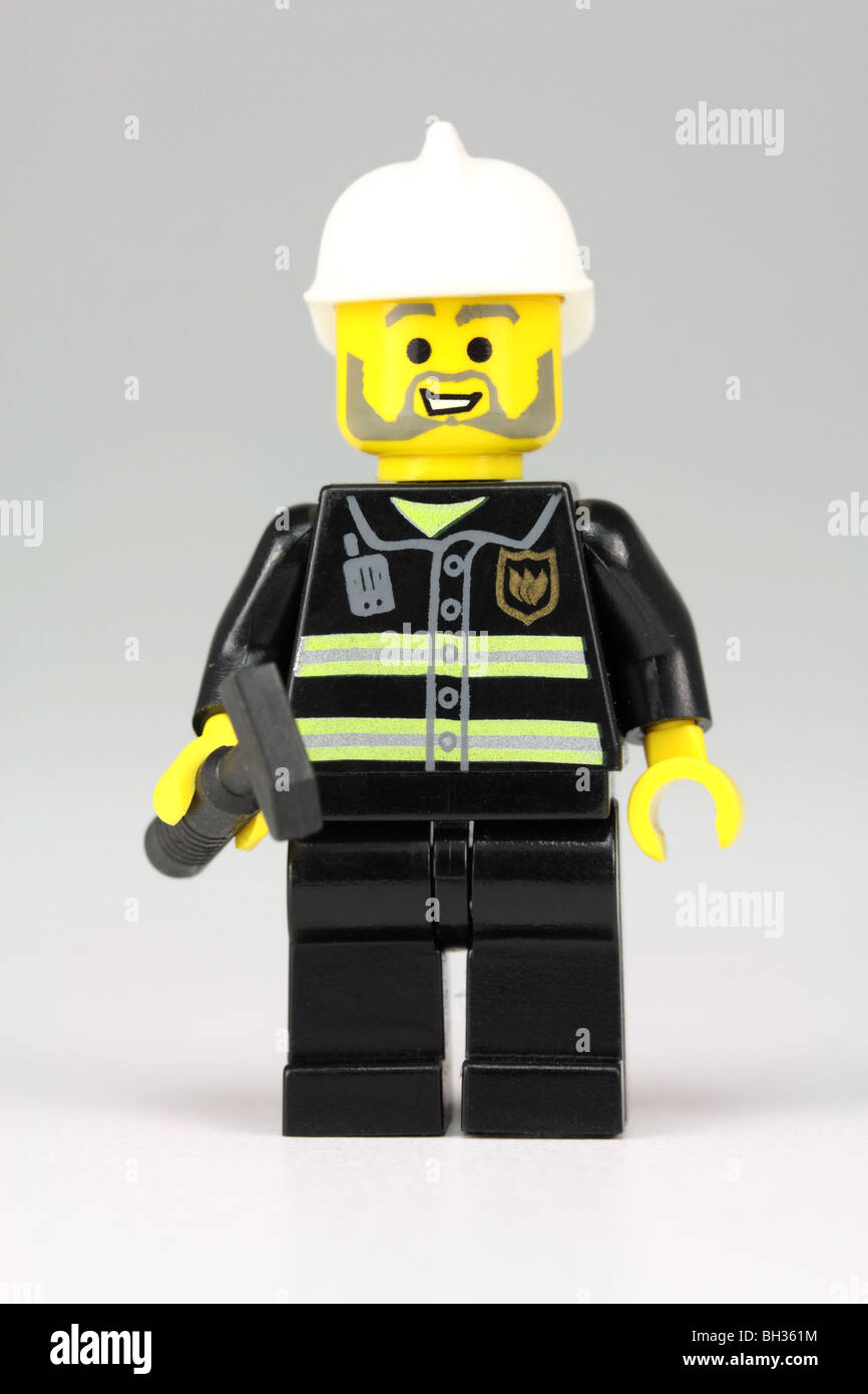 Lego fireman Stock Photo