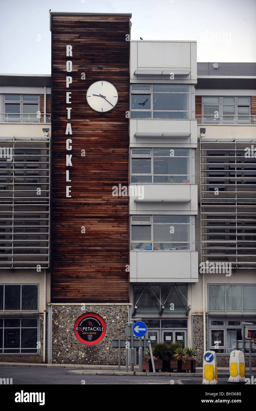 The ropetackle arts centre in the middle of shoreham by sea Stock Photo