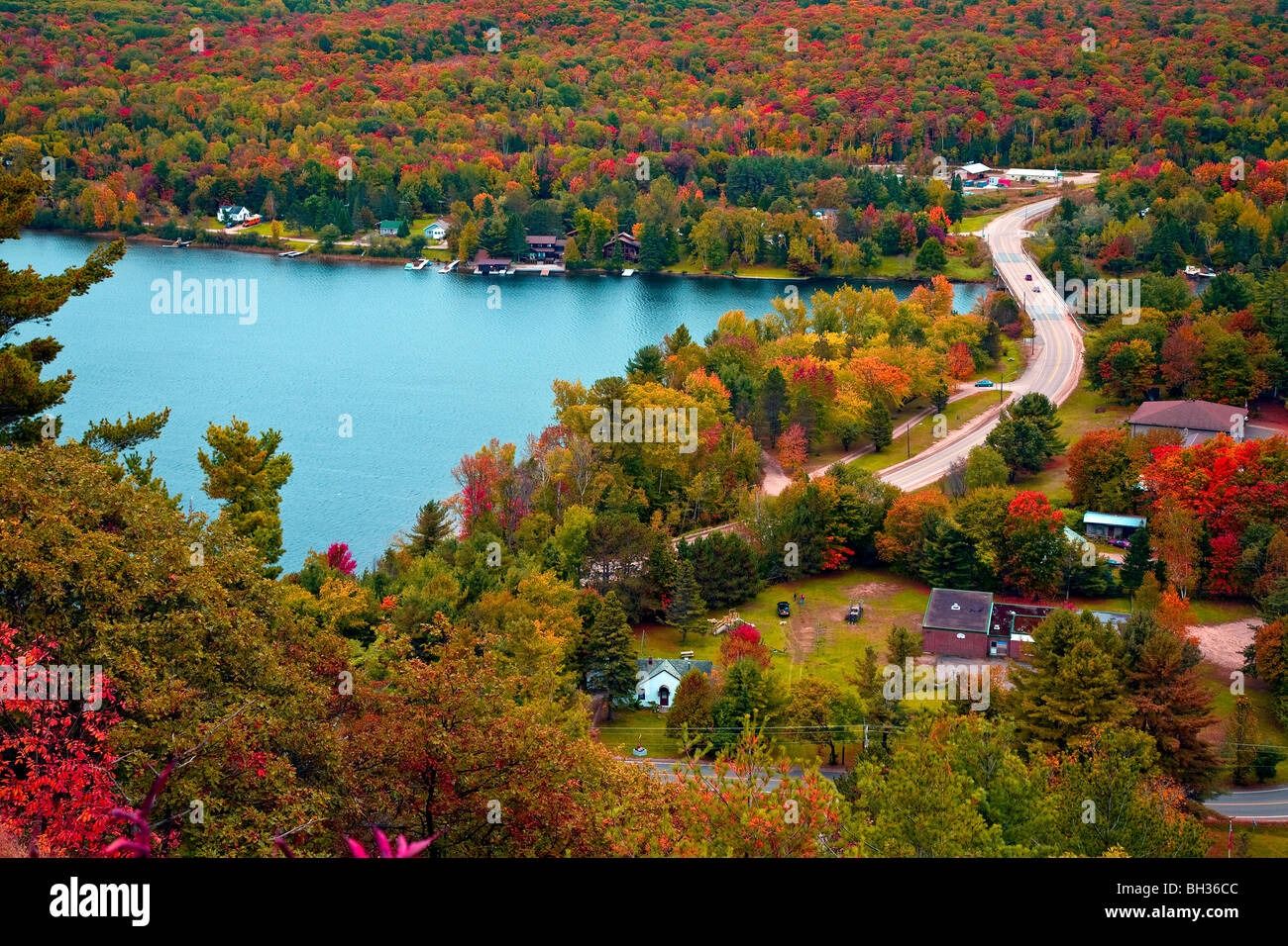 North America;Canada;Autumn in Northern Ontario Stock Photo