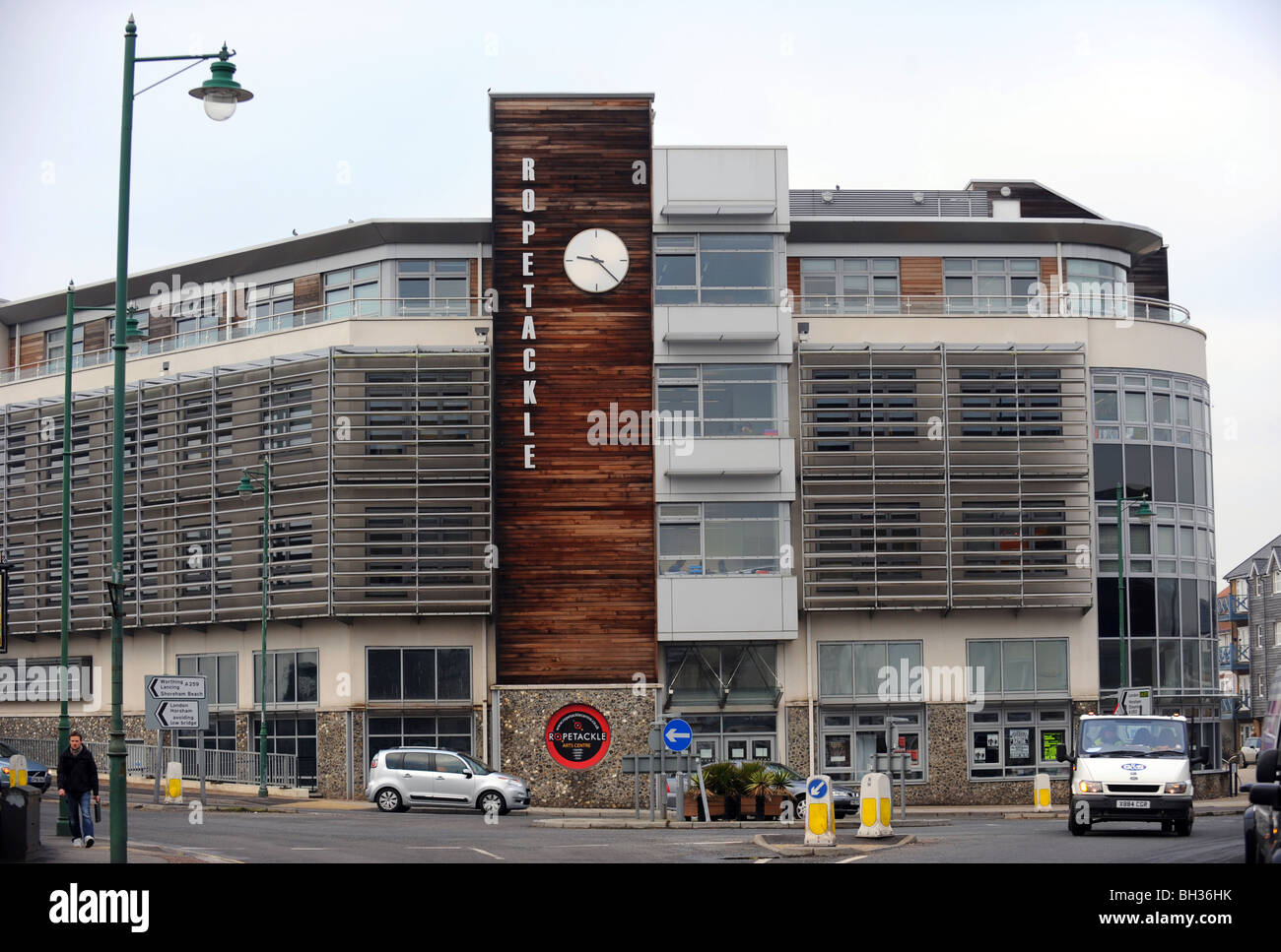 The ropetackle arts centre in the middle of shoreham by sea Stock Photo