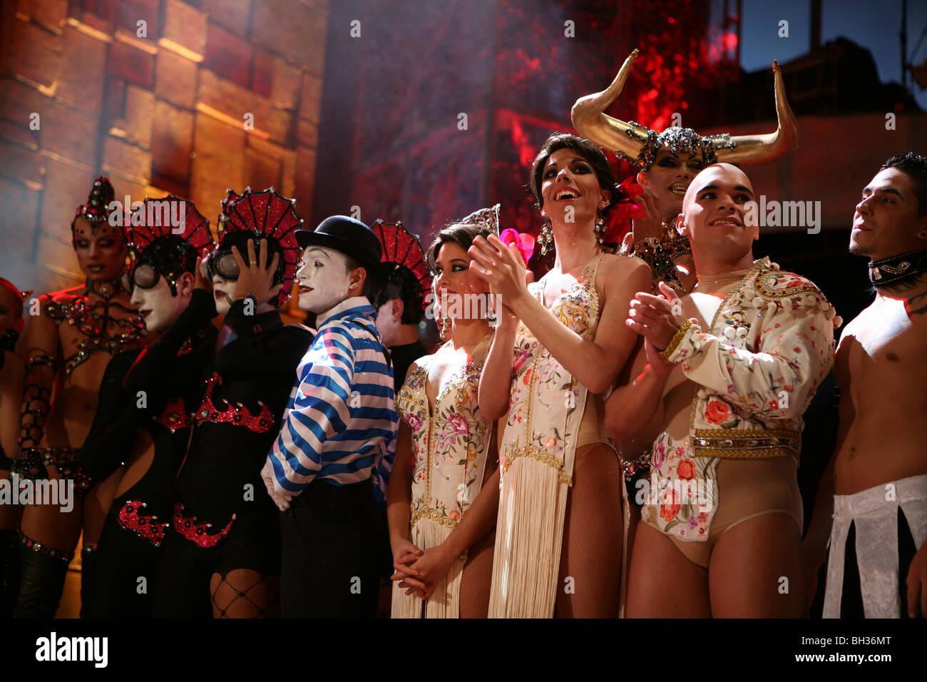 Europe, Spain, Canary Islands, Grand Canary, Las Palmas, carnival, show, Awards, gala ,drag queen, Stock Photo