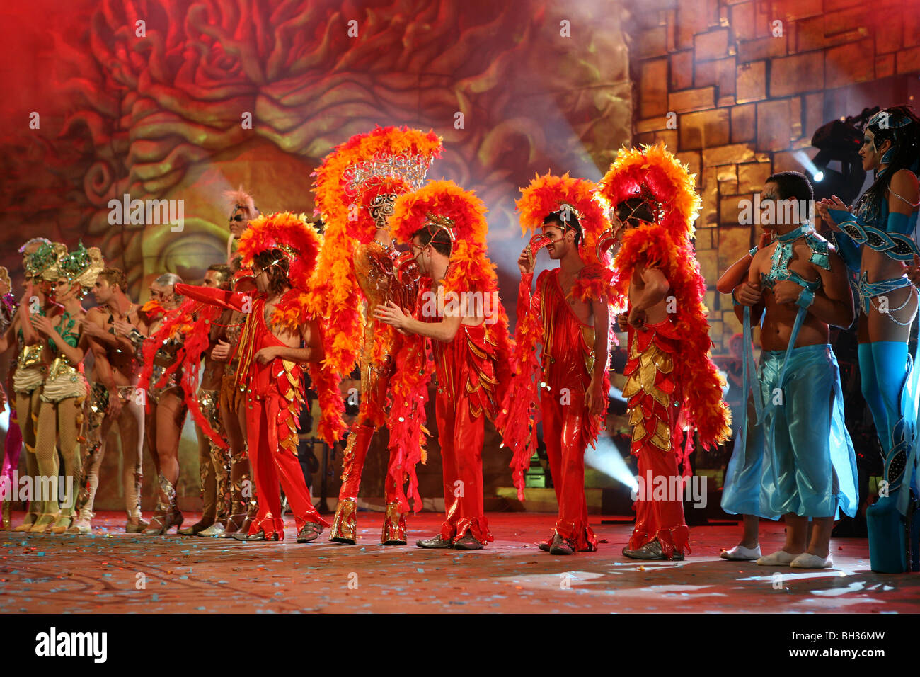 Europe, Spain, Canary Islands, Grand Canary, Las Palmas, carnival, show, Awards, gala, drag queen, Stock Photo