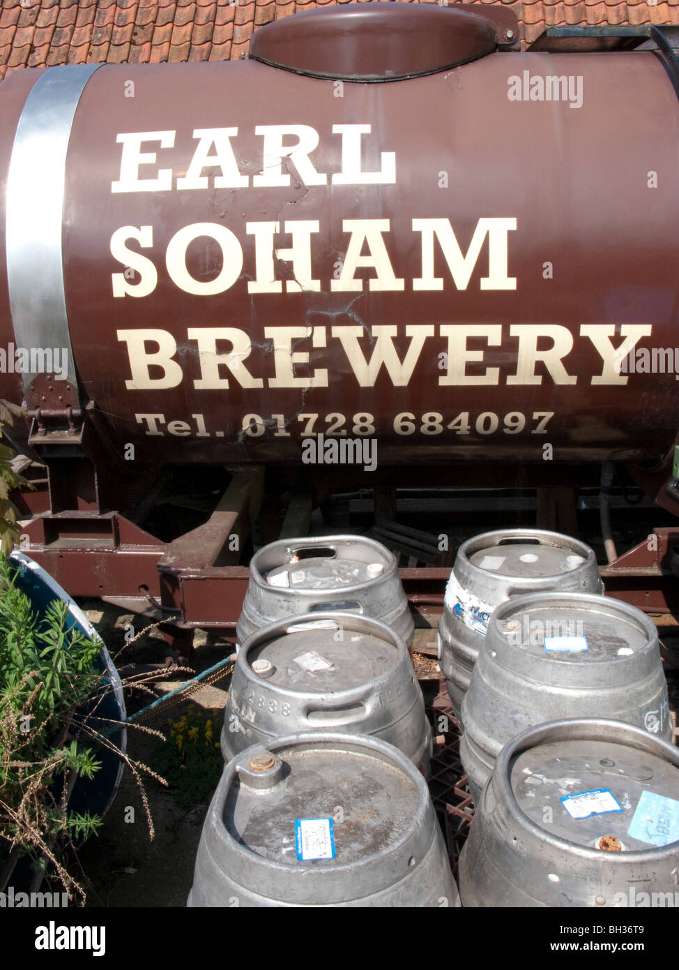 Earl Soham Brewery, Earl Soham, Woodbridge,  Suffolk UK Stock Photo