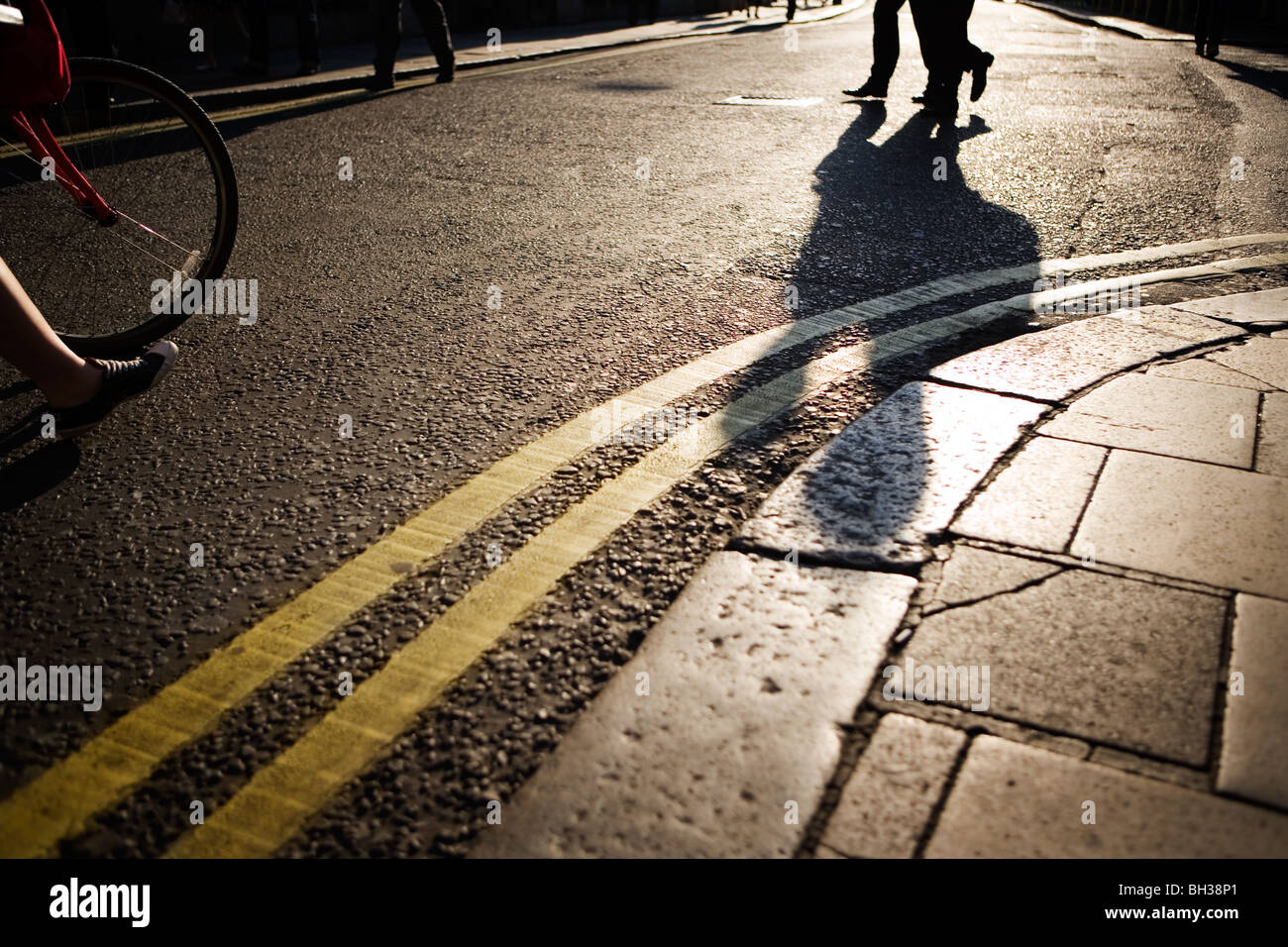 Long Shadows Cast Two People High Resolution Stock Photography And Images Alamy