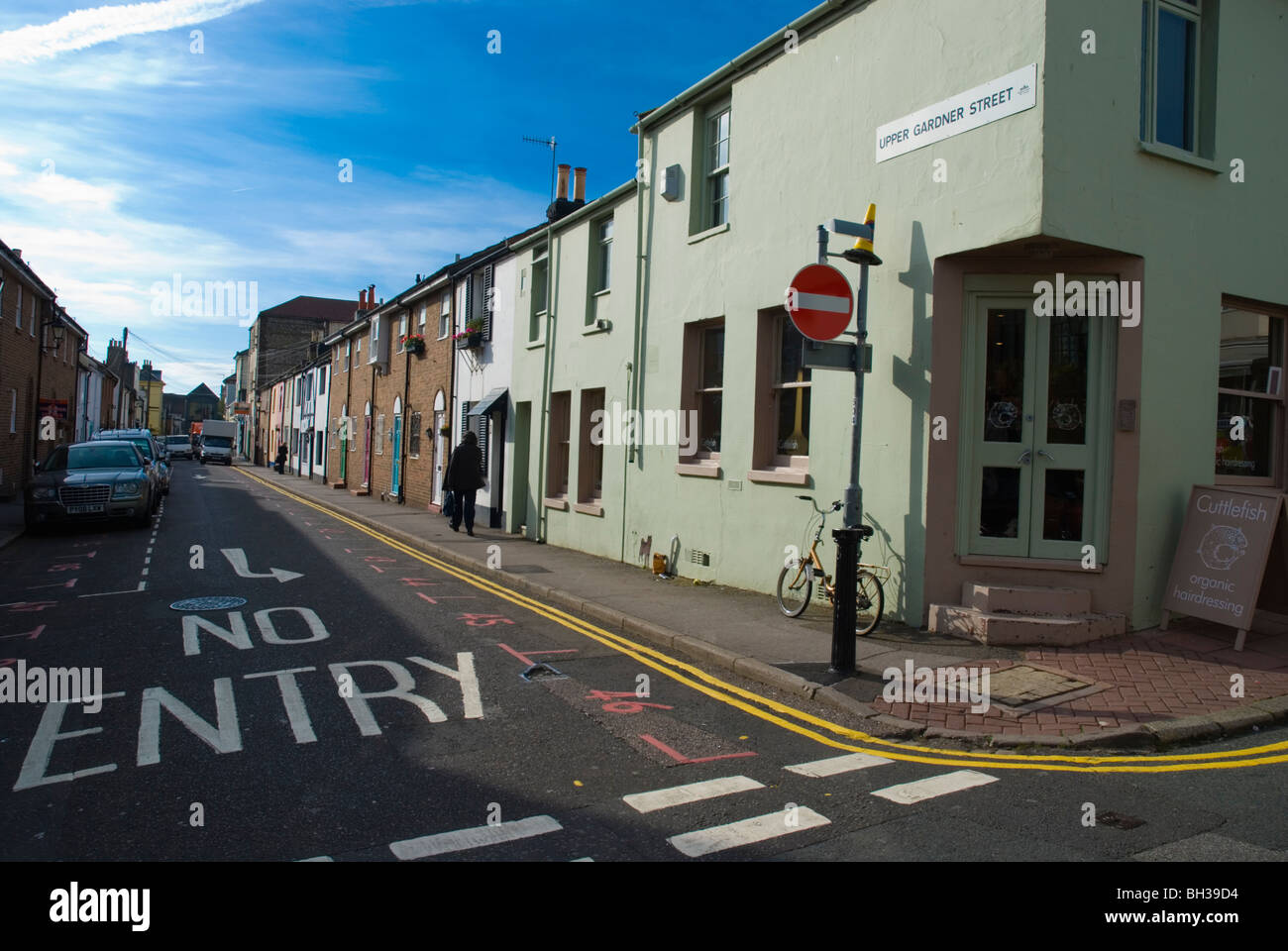Upper Gardner street Brighton England UK Europe Stock Photo Alamy
