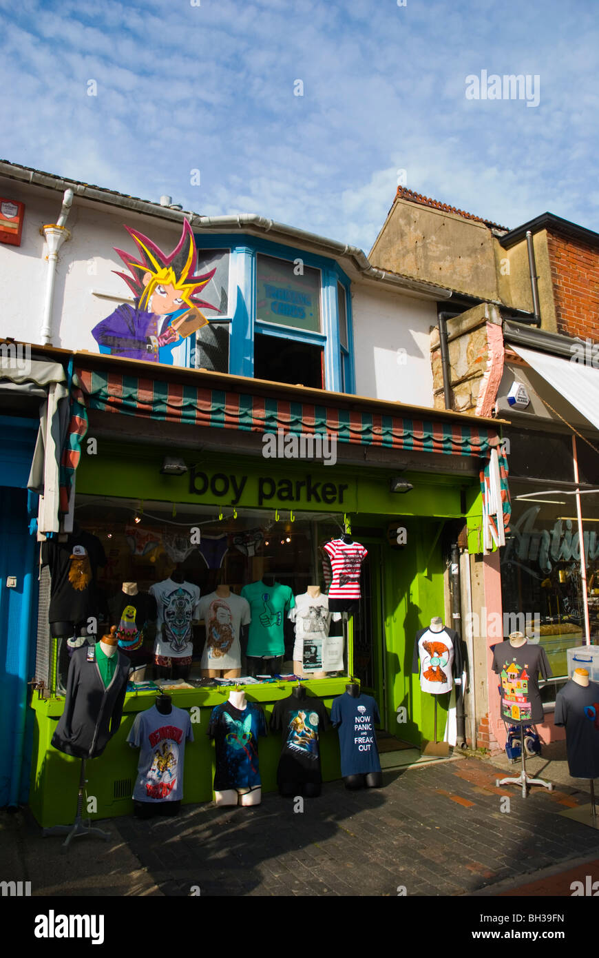 Brighton Clothes Shops Stock Photos & Brighton Clothes Shops Stock
