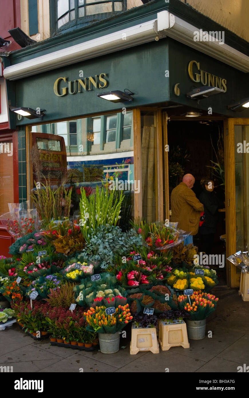 Flower shop central Brighton England UK Europe Stock Photo Alamy