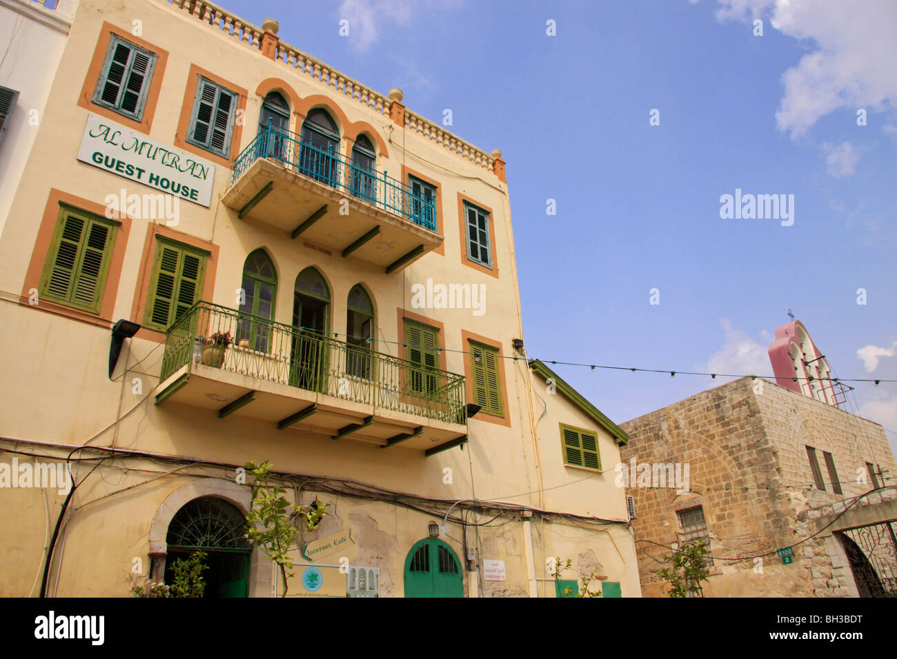 Israel, Lower Galilee, Al Mutran Guest House in Nazareth Stock Photo