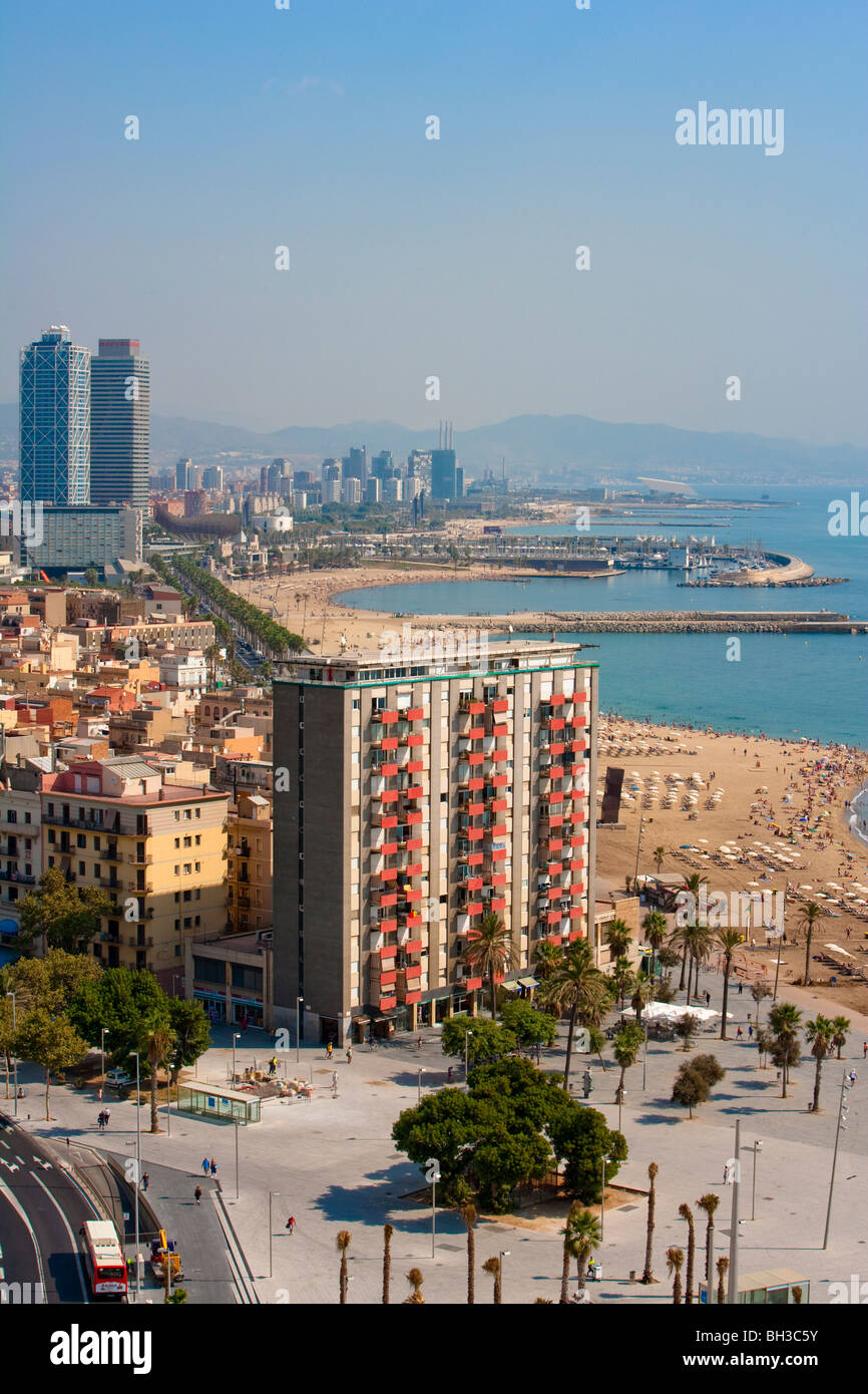 Barcelona - Port Vell - seafront Stock Photo
