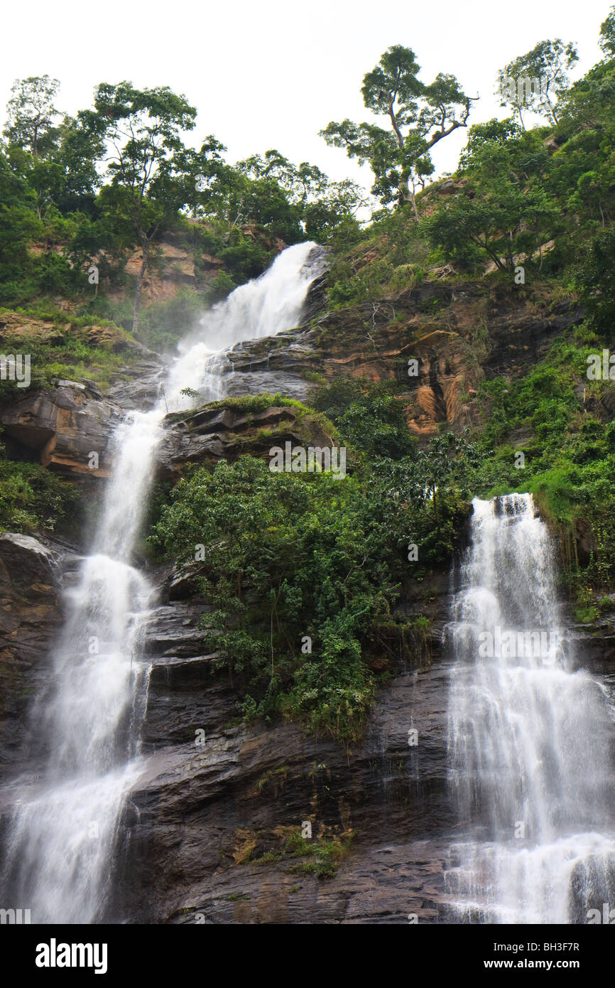 Africa Kpalime Kpime Falls Togo Water Waterfalls Stock Photo