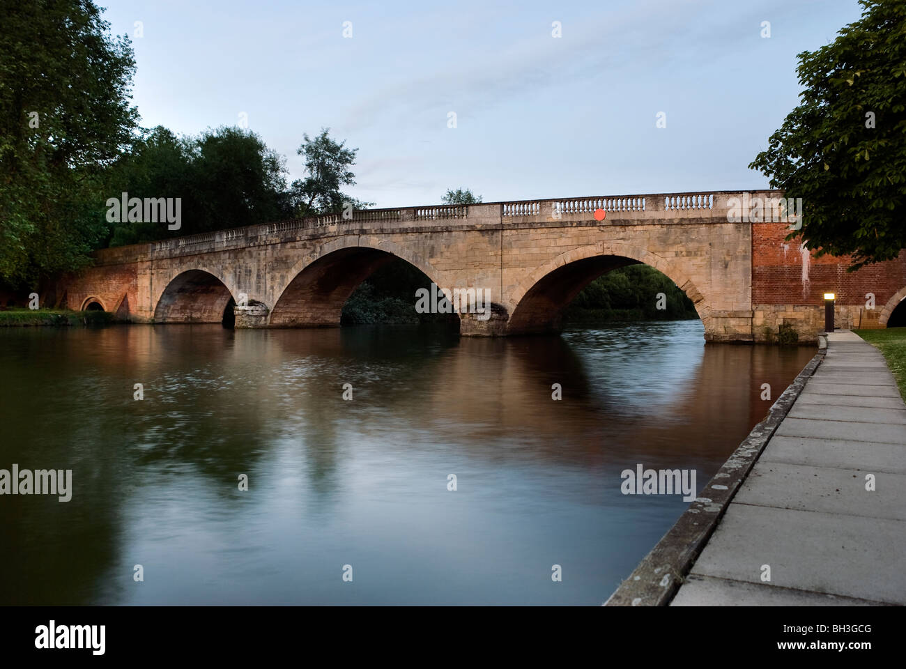 The River Thames at Shillingford Bridge Oxford Stock Photo