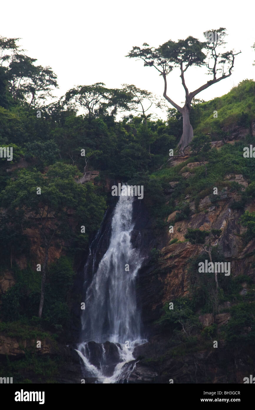 Africa Kpalime Kpime Falls Togo Water Waterfalls Stock Photo