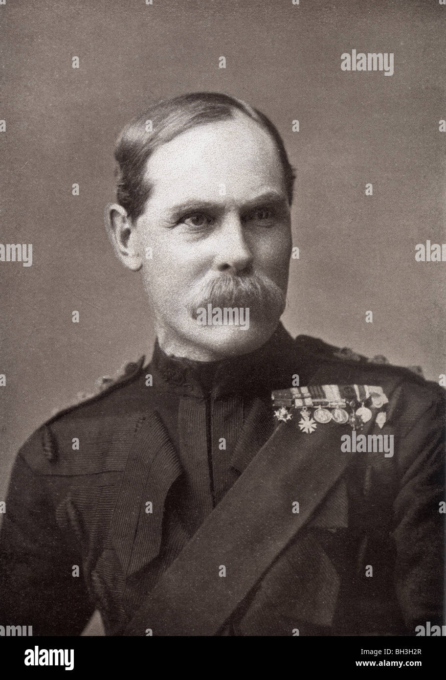 Field Marshal Paul Sanford Methuen, 3rd Baron Methuen, 1845 to 1932. British military commander. Stock Photo