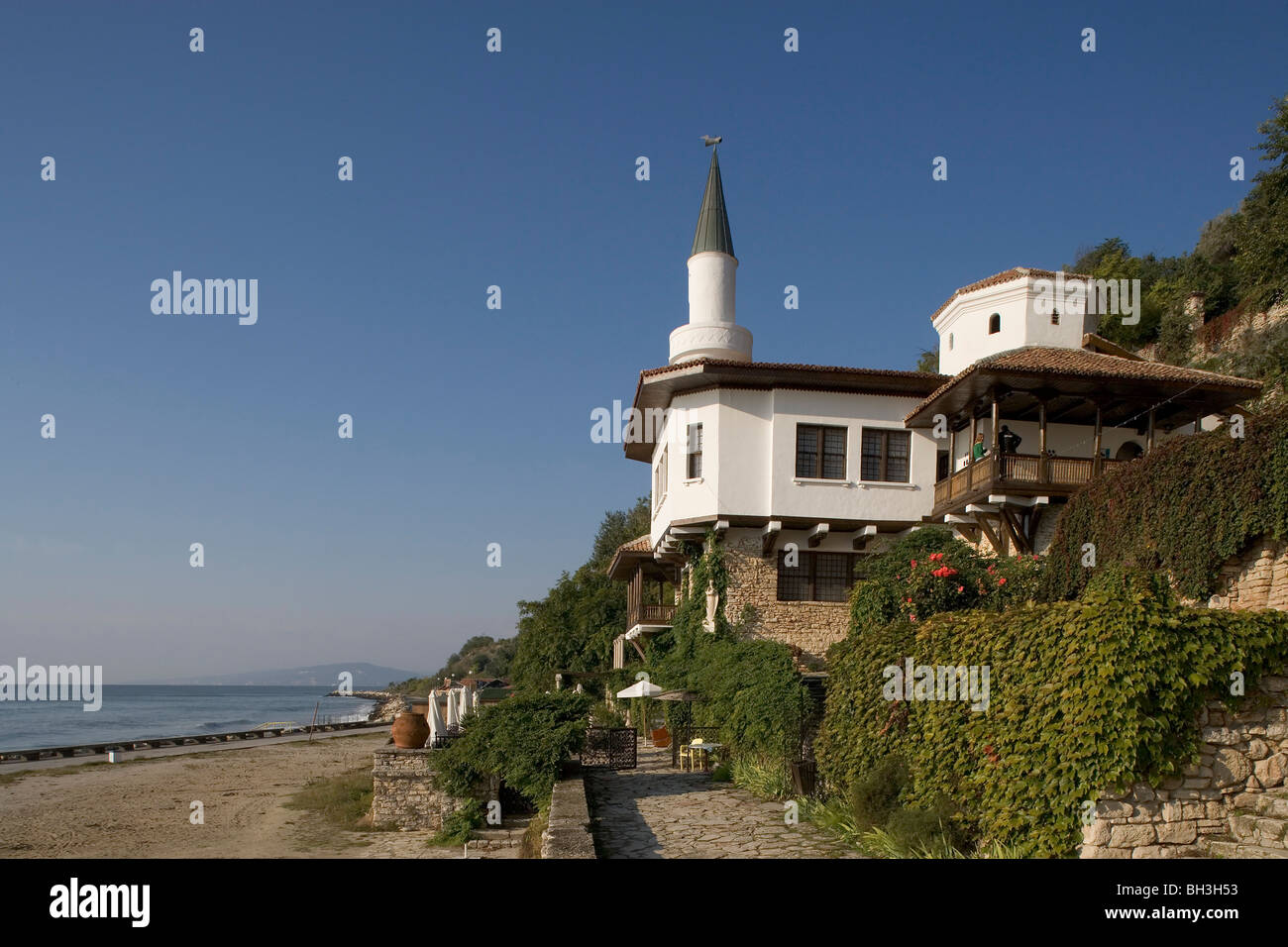 Bulgaria,Black Sea Coast,Baltchik,Queen Maria of Romania Palace Stock ...